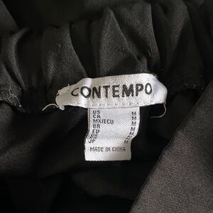 Contempo Black Skater Skirt